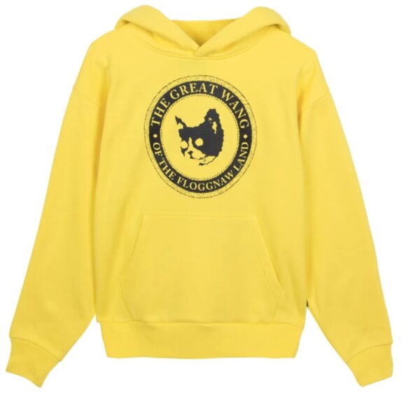 Men's GOLF WANG Yellow Hoodie with Black Great Wang Graphic Label - Size XXL - Picture 1 of 15